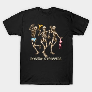 Stripping Skeletons T-Shirt